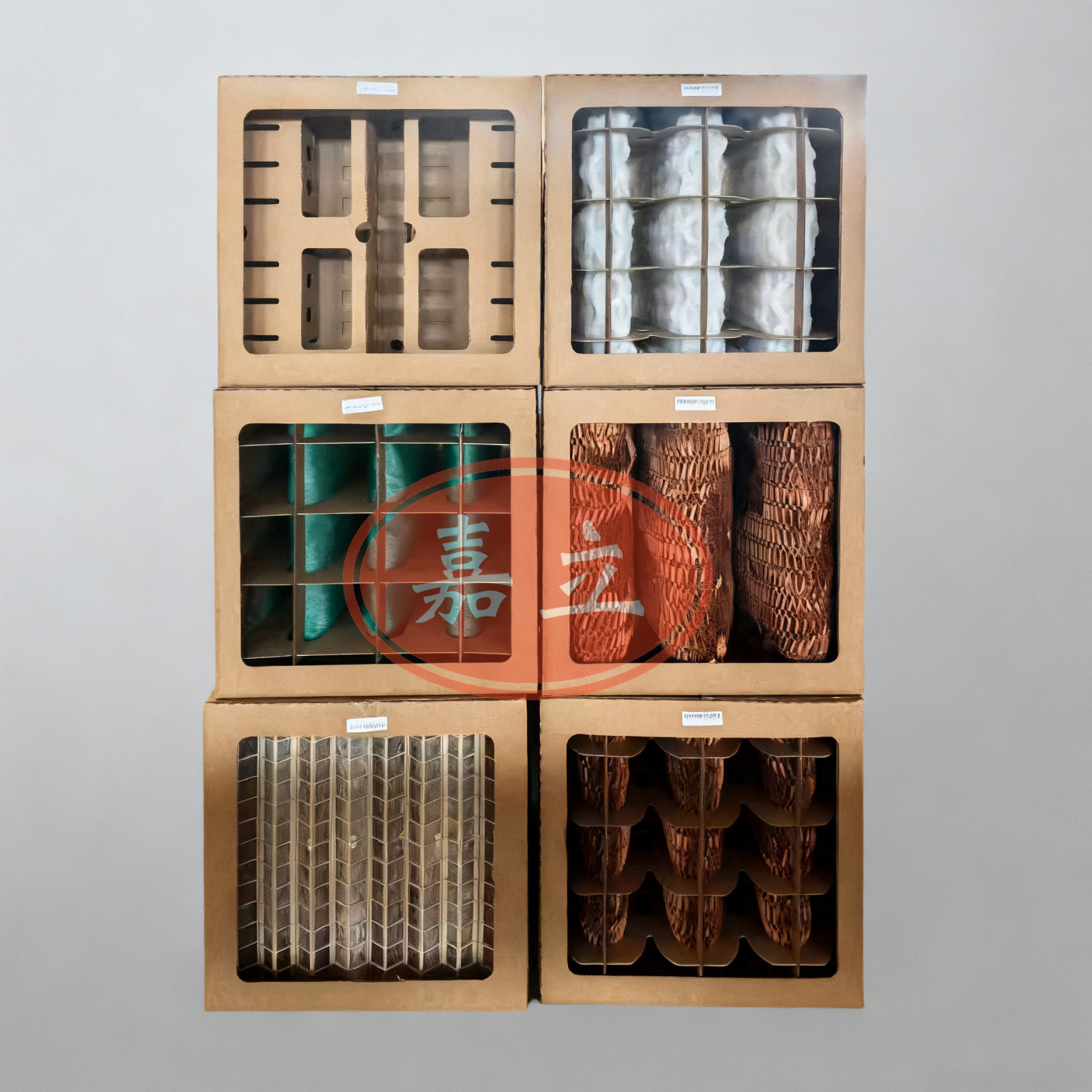 黄石港纸盒式漆雾过滤纸箱